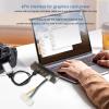 Laptop External Independent Video Card Dock, Laptop Graphics Card Dock 6Pin Express Card Interface EXP GDC Power for Server Computing view 2
