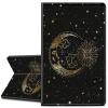 EDGFRTOIO for Kindle Paperwhite E-Reader 10th Generation Case 6.0" 2018, Premium PU Leather Smart Folio Case Slim Shell Folding Stand Cover with Auto Sleep/Wake, Gold Sun Moon Stars view 1