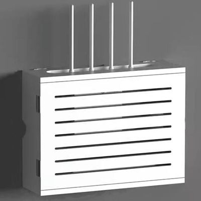 Wireless Router Box, Router Storage Box, WiFi Storage Box, No Punch Wall Mount Hidden Box, Multi-Purpose Modem Cable Organizer, Power Strip Cable Management Hidden Shelf(Color:A)