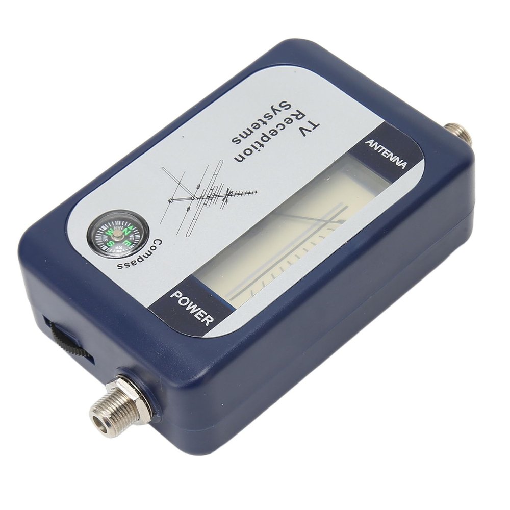 Digital Satellite Finder, 170860MHz TV Antenna Portable Satellite Finder Dish Digital Satellite Signal Meter for Remote Satellite Antennas