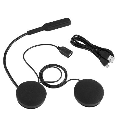 NDNCZDHC Motorcycle Helmet Bluetooth Headset Handsfree Headphone Call Earphone Microphone