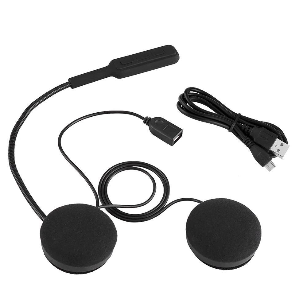NDNCZDHC Motorcycle Helmet Bluetooth Headset Handsfree Headphone Call Earphone Microphone