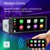 1Din Car Radio Wireless Carplay & Android Auto Car MP5 Player 6.9-inch IPS Touch Screen Smart Voice Mirror Link Car Stereo with Bluetooth/FM/RDS/AM/USB Type-C view 3