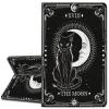EDGFRTOIO for Kindle Paperwhite E-Reader 10th Generation Case 6.0" 2018, Premium PU Leather Smart Folio Case Slim Shell Folding Stand Cover with Auto Sleep/Wake, Cat Moon Tarot Card view 1