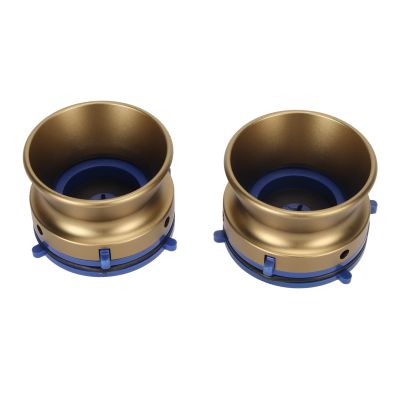1 Pair Nab Reel Hub Adapter,1/4 10 Inch Reel to Reel Tape Recorders Nab Reel Hub Adaptors Polished Aluminum Universal Loading Device Opener for Studer ReVox B67 for Akai for Teac (Bronze)
