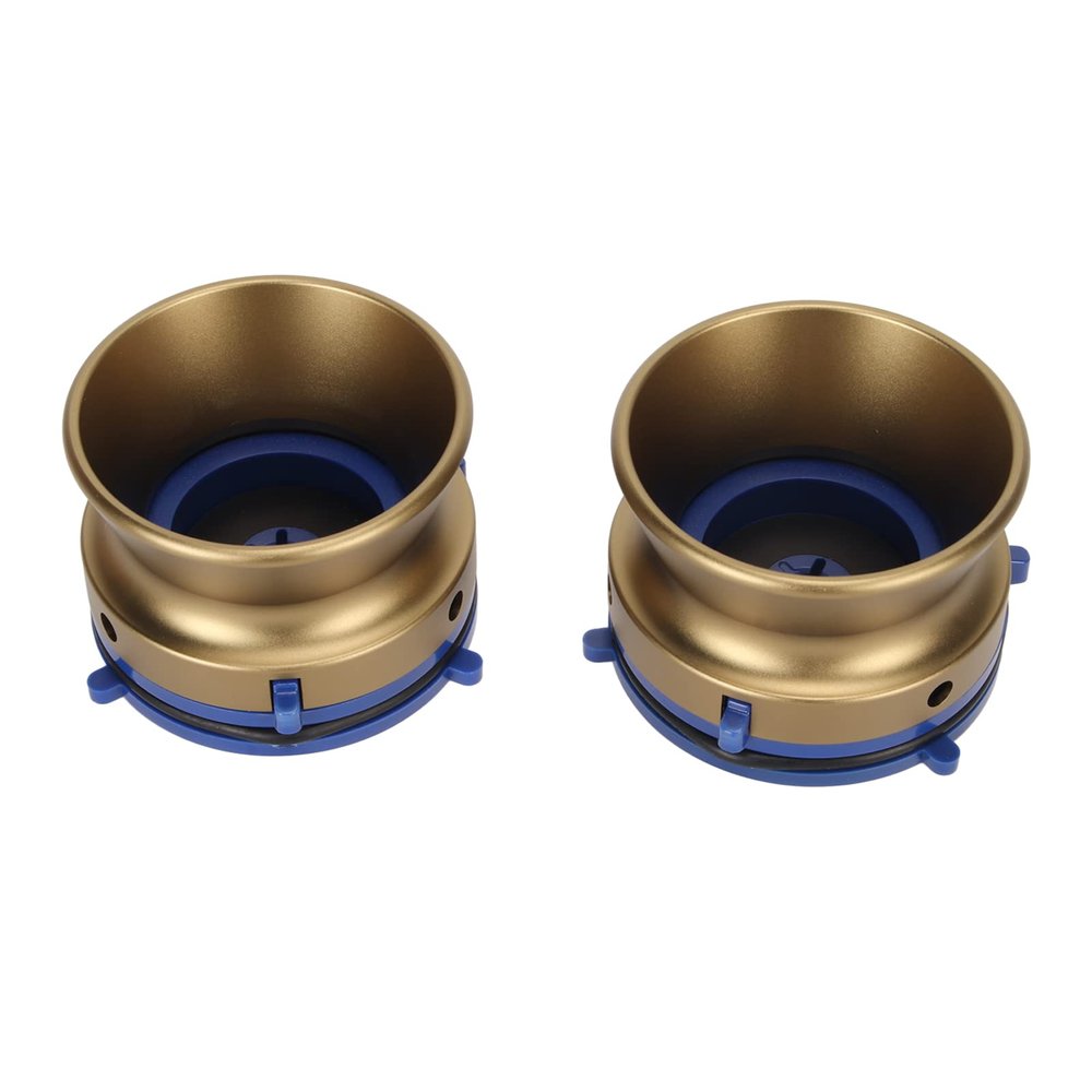 1 Pair Nab Reel Hub Adapter,1/4 10 Inch Reel to Reel Tape Recorders Nab Reel Hub Adaptors Polished Aluminum Universal Loading Device Opener for Studer ReVox B67 for Akai for Teac (Bronze)