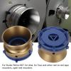 1 Pair Nab Reel Hub Adapter,1/4 10 Inch Reel to Reel Tape Recorders Nab Reel Hub Adaptors Polished Aluminum Universal Loading Device Opener for Studer ReVox B67 for Akai for Teac (Bronze) view 2
