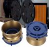 1 Pair Nab Reel Hub Adapter,1/4 10 Inch Reel to Reel Tape Recorders Nab Reel Hub Adaptors Polished Aluminum Universal Loading Device Opener for Studer ReVox B67 for Akai for Teac (Bronze) view 3