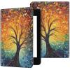 EDGFRTOIO for Kindle Paperwhite E-Reader 10th Generation Case 6.0" 2018, Premium PU Leather Smart Folio Case Slim Shell Folding Stand Cover with Auto Sleep/Wake, Tree of Life view 2