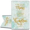 EDGFRTOIO for Kindle Paperwhite E-Reader 10th Generation Case 6.0" 2018, Premium PU Leather Smart Folio Case Slim Shell Folding Stand Cover with Auto Sleep/Wake, Bible Quote Philippians 4:13 view 1