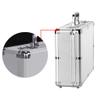MBROS Aluminium Storage Box Portable Lockable Storage Flight Case with Handle Universal Equipment Storage Box - Black/Silver view 2