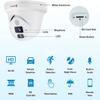 Anpviz 4K IP PoE Camera, PoE Turret Security Camera Outdoor with Built-in Mic & Speaker, Human Vehicle Detection, 100FT Smart Color Night Vision, 8MP(3840x2160), Up to 256GB SD Card, NDAA Compliant view 4