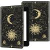 EDGFRTOIO for All New Kindle (11th Generation-2022 Release) Case 6" E-Book Reader Cover, Premium PU Leather Smart Folio Case Folding Stand Cover for Kindle 11 2022/2023, Mystic Spiritual Sun and Moon view 2