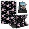 Case for 6" All-New Kindle (11th Generation-2022 Release), 360 Degree Smart Rotating Case Swivel Stand Soft Leather Cover with Auto Sleep/Wake for Kindle 11 2022/2023, Pastel Goth Moth Witch view 1