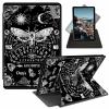 Case for 6" All-New Kindle (11th Generation-2022 Release), 360 Degree Smart Rotating Case Swivel Stand Soft Leather Cover with Auto Sleep/Wake for Kindle 11 2022/2023, Death Moth Spirit Board view 1