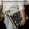Case for 6" All-New Kindle (11th Generation-2022 Release), 360 Degree Smart Rotating Case Swivel Stand Soft Leather Cover with Auto Sleep/Wake for Kindle 11 2022/2023, Death Moth Spirit Board view 3