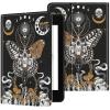 EDGFRTOIO for All New Kindle (11th Generation-2022 Release) Case 6" E-Book Reader Cover, Premium PU Leather Smart Folio Case Folding Stand Cover for Kindle 11 2022/2023, Mushroom Moon Skull Butterfly view 2
