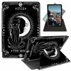 Case for 6" All-New Kindle (11th Generation-2022 Release), 360 Degree Smart Rotating Case Swivel Stand Soft Leather Cover with Auto Sleep/Wake for Kindle 11 2022/2023, Cat Moon Tarot Card view 1