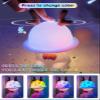 L LOHAS Nursery Night Lights, Cute Nursery Lamps with 7 Colors Adjustable Touch Control, USB Rechargeable, Kawaii Decor Stuff view 3