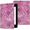 EDGFRTOIO for Kindle 10th Generation 2019 Released Case 6" E-Reader Cover, Premium PU Leather Smart Stand Folio Cover Cases for Kindle 10th Gen 2019, Auto Sleep/Wake, Pink Money Dollar Bill Glitter view 2