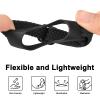 Wanme Sport Straps Compatible with Xiaomi Mi Band 5/6/7 & Amazfit Band 5 - Soft Nylon Replacement Bands, Women & Men Wristbands (Black) view 4