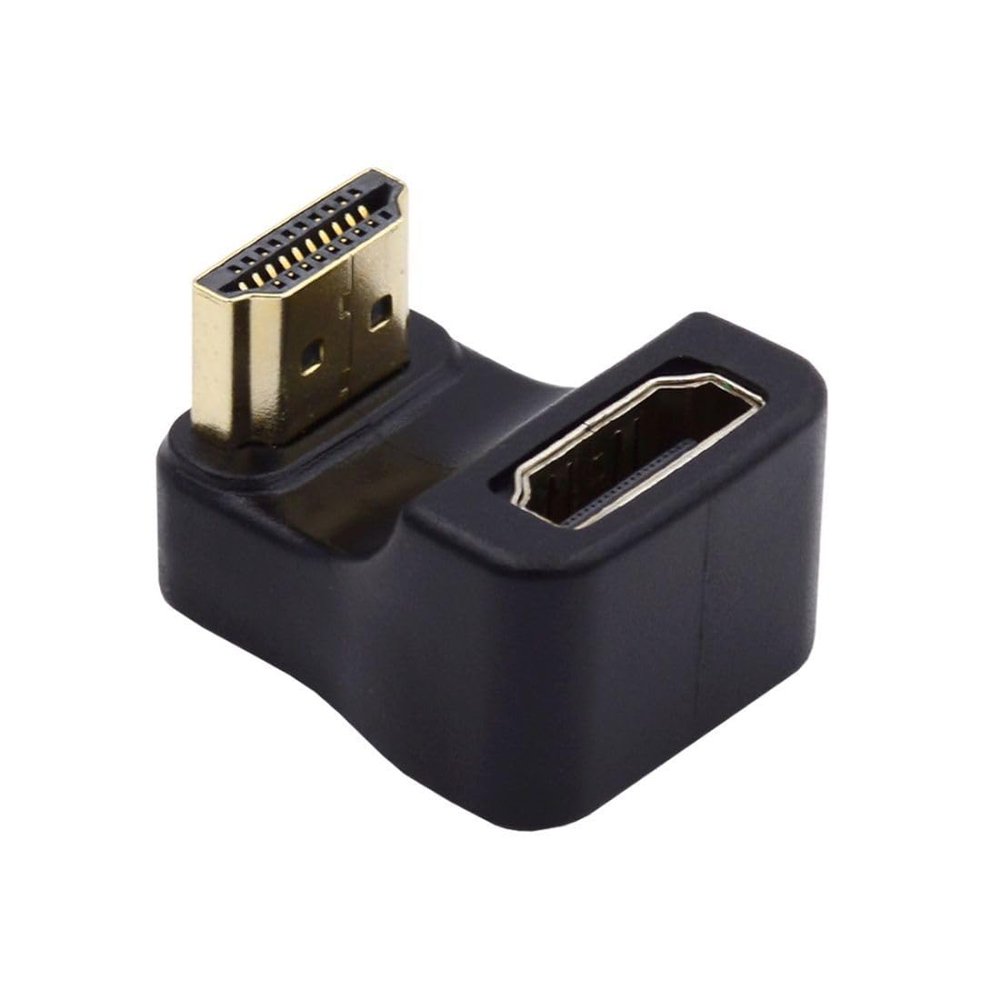 chenyang HDMI Male to HDMI Female 8K@60Hz 4K@120Hz 180 Degree Down Angled Extension Adapter Converter Connector