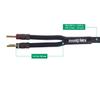InnoStars 14AWG Premium Speaker Wire Cable (3 Feet), Heavy Duty Braided Speaker Cable Wire with Dual Gold Plated Banana Plug Tips - 99.99% Oxygen-Free Copper (OFC) - in-Wall CL2 - Black, 3ft view 4