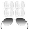 ToughAsNails 4 Pairs Clear Replacement Nose Pad Pieces for Oakley Gauge 8 M|Gauge 8 L|Gauge 6|Gauge 3.1 Sunglasses|Glasses view 1