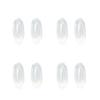 ToughAsNails 4 Pairs Clear Replacement Nose Pad Pieces for Oakley Gauge 8 M|Gauge 8 L|Gauge 6|Gauge 3.1 Sunglasses|Glasses view 2