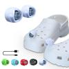 RAHAN Rechargeable Clip on Clog Headlights,2pcs Wearable Flashlights Charm Accessories for Shoes for Kids Adults,3 Light Modes,Waterproof Lights for Dog Walking, Camping,Jogging,Hiking view 1