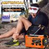 10000mAh Emergency Weather Radio with Wireless Speaker, 37000mWh NOAA/AM/FM Hand Crank Solar Radio with Flashlight Cell, Phone Charger, Compass, Reading Lamp, SOS Alarm view 4