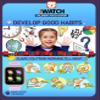 Jwatch Kids Smart Watch for Boys Girls 6-12 with Pedometer Audio Book Camera Music Player Birthday Present Christmas (Silver Frame Purple) view 3