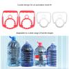 UtySty 15 Pack Spring Water Bottles Handle Grip Removable 1 Gallon Purified Water Bottle Top Handles Water Jug Holder Carrying Lifter for 1/2/3/4/5 Gallon Spring Water Bottle Bottled Water Container view 3