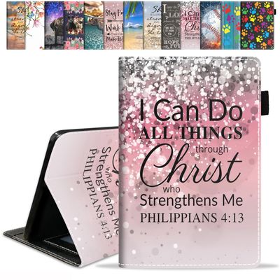 FVAENDHIO Case for All-New Amazon Fire Max 11 Tablet (11 Inch, 13th Generation, 2023 Release) with Card Slot & Auto Sleep/Wake - Slim Folding Stand Folio Cover, Bible Verse Philippians 4-13