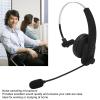Single Ear BT Headset, Headset with Microphone, Dual Mode Noise Cancelling Business Headband Headphone with USB Transmitter view 3