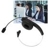 Single Ear BT Headset, Headset with Microphone, Dual Mode Noise Cancelling Business Headband Headphone with USB Transmitter view 4