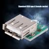 10Pcs USB Type A Female Socket Breakout Board, 2.54mm Pitch Adapter Connector DIP view 2