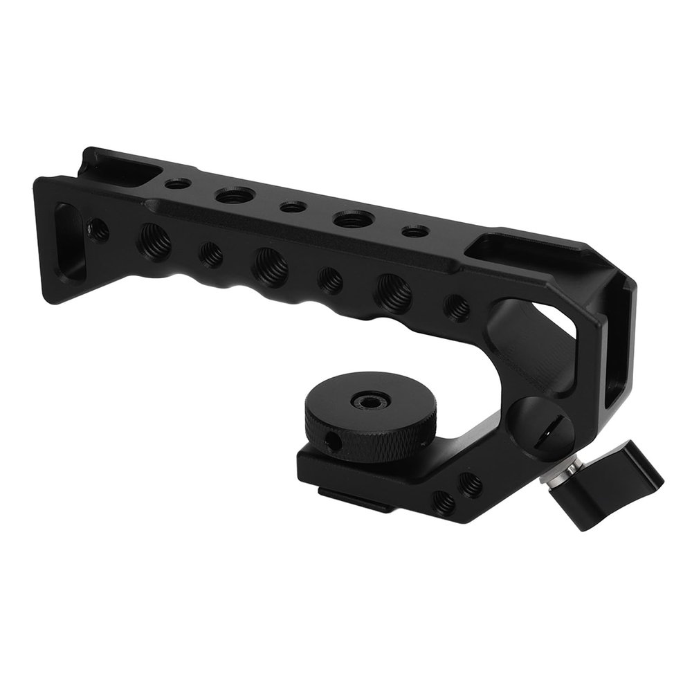 Universal Camera Top Handle,with with 1/4 Inch and 3/8 Inch Screw Holes Cold Shoe Port Knob Skeleton Design Universal Video Rig for for for Pentax Digital SLR