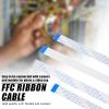 Gavigain 3pcs/Set 15 Pin 30cm 50cm 100cm Camera Ribbon Cable FFC Ribbon Flexible Flat Cable for e Camera view 3