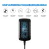 12V 2A Power Supply, Universal Power Adapter with 8 Selectable Plug, Power Adapter for Led Power Supply, CCTV Camera, BT Speaker, GPS, Webcam, Router - 2000mA Max view 4