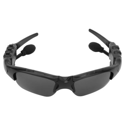 Bluetooth Sunglasses Open Speaker System Black Polarizer Portable Smart Music Sunglasses Fishing Sports Sunglasses for Driving Cycling Hiking Daily