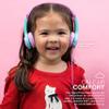 JLab JBuddies Folding Kids Wired Headphones Gen 2, Pink/Teal, Toddler Headphones, Noise Isolation, Kids Safe, Volume Limiting, for Children Ages 2+ view 2