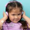 JLab JBuddies Folding Kids Wired Headphones Gen 2, Pink/Teal, Toddler Headphones, Noise Isolation, Kids Safe, Volume Limiting, for Children Ages 2+ view 4