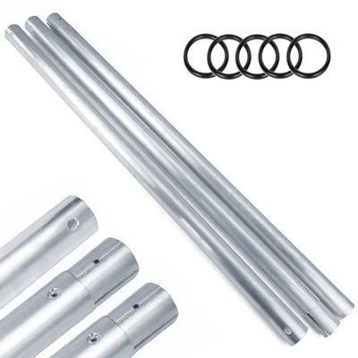 Jorixxy 118"/3m Metal Tube Crossbar for Manual/Electric Studio Roller Backdrop Wall Mount System,Aluminum Cross Bar for Photography Background Support System