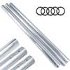 Jorixxy 118"/3m Metal Tube Crossbar for Manual/Electric Studio Roller Backdrop Wall Mount System,Aluminum Cross Bar for Photography Background Support System view 1