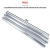Jorixxy 118"/3m Metal Tube Crossbar for Manual/Electric Studio Roller Backdrop Wall Mount System,Aluminum Cross Bar for Photography Background Support System view 2
