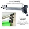 Jorixxy 118"/3m Metal Tube Crossbar for Manual/Electric Studio Roller Backdrop Wall Mount System,Aluminum Cross Bar for Photography Background Support System view 4
