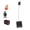 Aatraay USB C Microphone Type C Sound Card 7.1 Channel USB External Sound Card Type C to 3.5mm Headphone Jack view 3