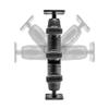 ARKON Mounts Ratchet Arm with AMPS Plates | Swivel Shaft Arm | High Strength Corrosion Resistant Materials | 360 Adjustable | Super Secure Base | RMSRA2XMAMPS view 3