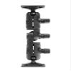 ARKON Mounts Robust Ratchet Extension Arm with AMPS Mount Plates | Swivel Shaft Arm | High Strength Corrosion Resistant Materials | 360 Adjustable | Super Secure Base | RMSRA2XAMPS view 2